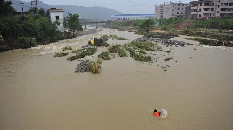 Las zonas rurales de China han sido golpeadas por las recientes lluvias.