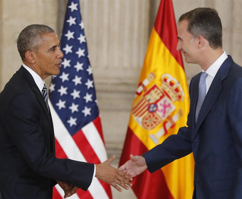 Obama lamenta que los acontencimientos ocurridos en Dallas apresuren su agenda en España y agradece entendimiento del Rey Felipe VI.