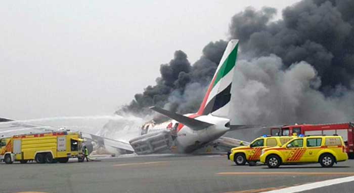 A pesar de la explosión todos los pasajeros fueron evacuados de forma segura.