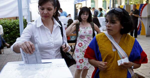 Mil 372 mesas estan dispuesta el exterior, dijo la cancillería colombiana en su comunicado