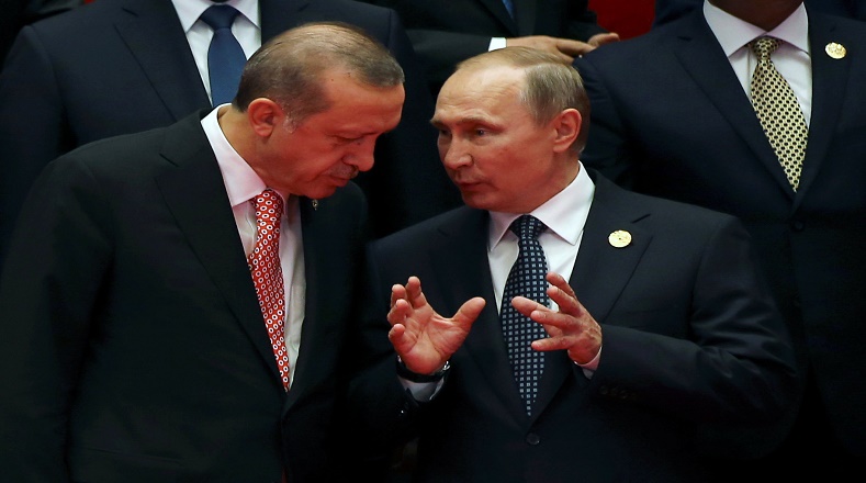 La cumbre sirvió de muestra de la nueva relación entre el jefe de Estado ruso y su homólogo turco Recep Tayyip Erdogan. 