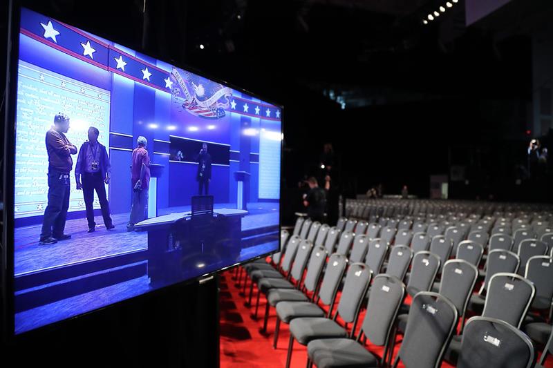 Se espera que el debate presidencial de este lunes tenga una audiencia récord de 90 millones de telespectadores.
