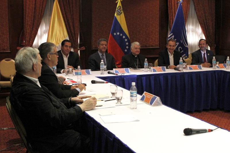 El 30 de octubre se realizó la primera reunión en la mesa de diálogo entre el Gobierno venezolano y la oposición.