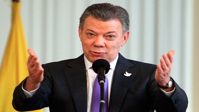 Santos recibió el Nobel por dar impulso al proceso de paz en Colombia.