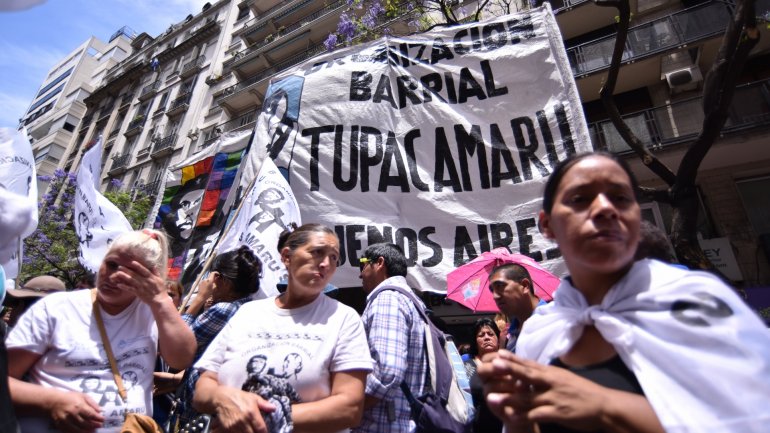 La sede de Tupac Amaru se encuentra en la Ciudad Autónoma de Buenos Aires, ubicada en la esquina de San José y México.