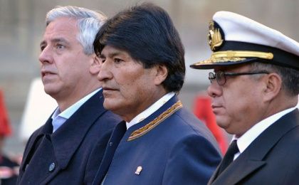 Evo Morales defiende la soberania a pesar 