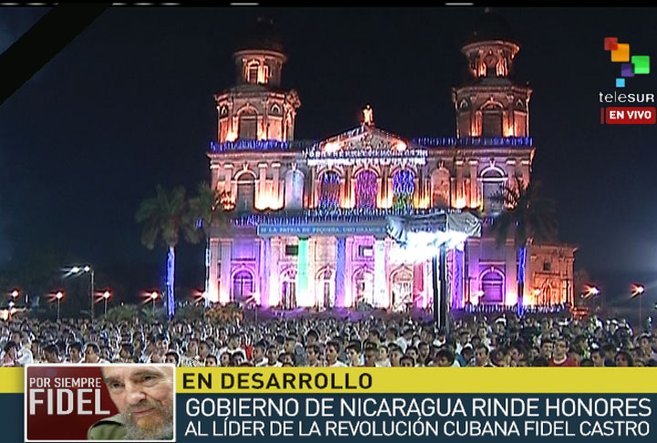 El Gobierno de Nicaragua decretó 'Nueve Días de Duelo Nacional' por el fallecimiento del Comandante Fidel Castro Ruz.