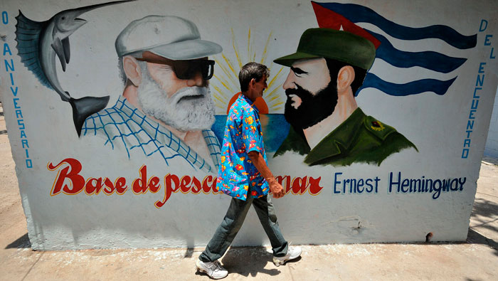 Hemingway era uno de los escritores favoritos de Fidel Castro.