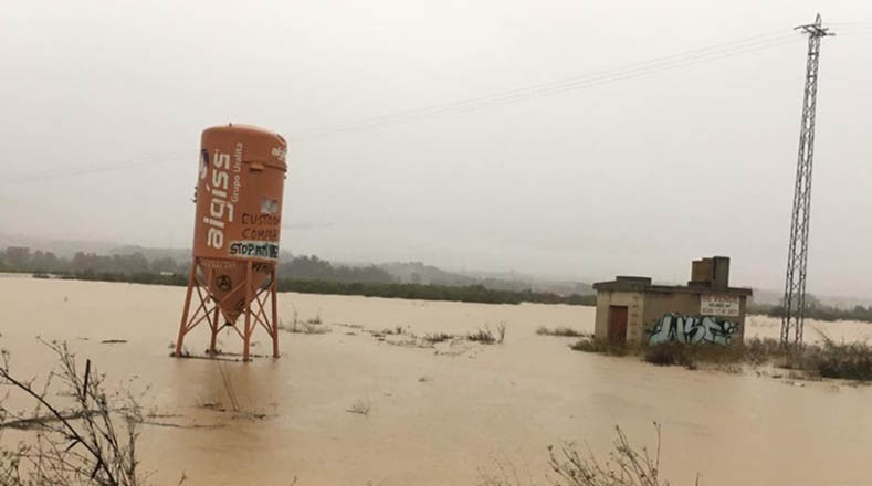 Lluvias causan estragos en Andalucía