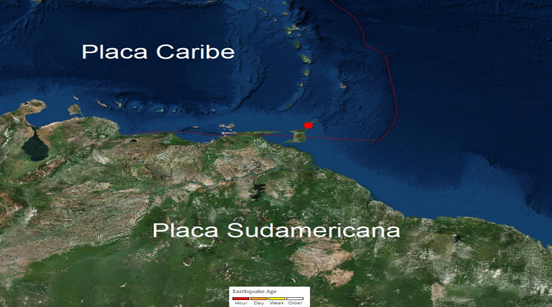 Este es el segundo sismo que sacude Trinidad y Tobago en dos semanas, el primero tuvo una magnitud de 5 en la escala de Richter.