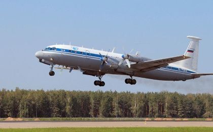 El avión en cuestión, pertenece al Ministerio de Defensa de Rusia.