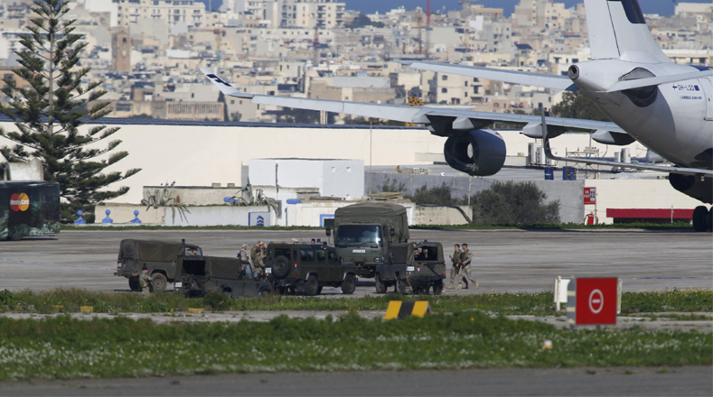 Las fuerzas de seguridad de Malta coordinaron la liberación de los 118 rehenes