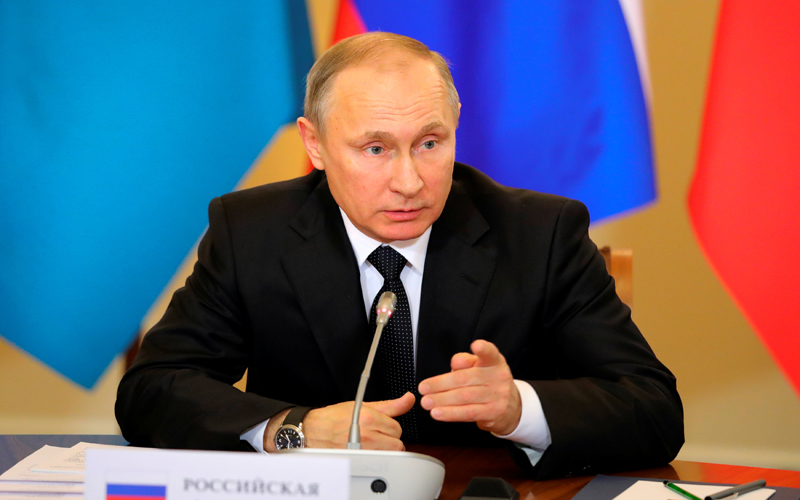 Putin mostró su preocupación porque conflictos como los de Oriente Medio continúan.