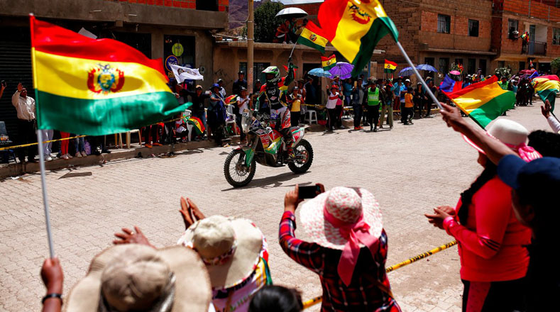 Bolivia recibe la cuarta etapa del Rally Dakar 2017.