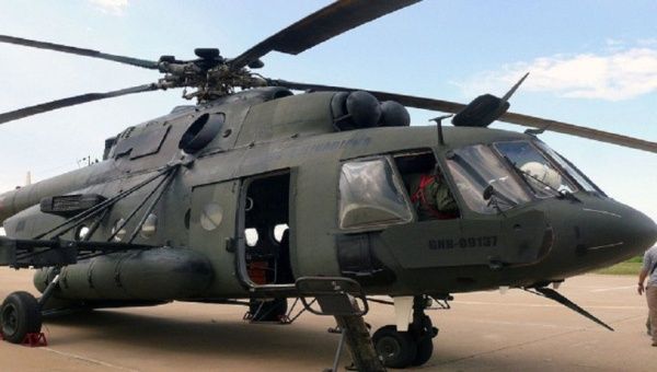El helicóptero desaparecido es un MI17 del Ejército.
