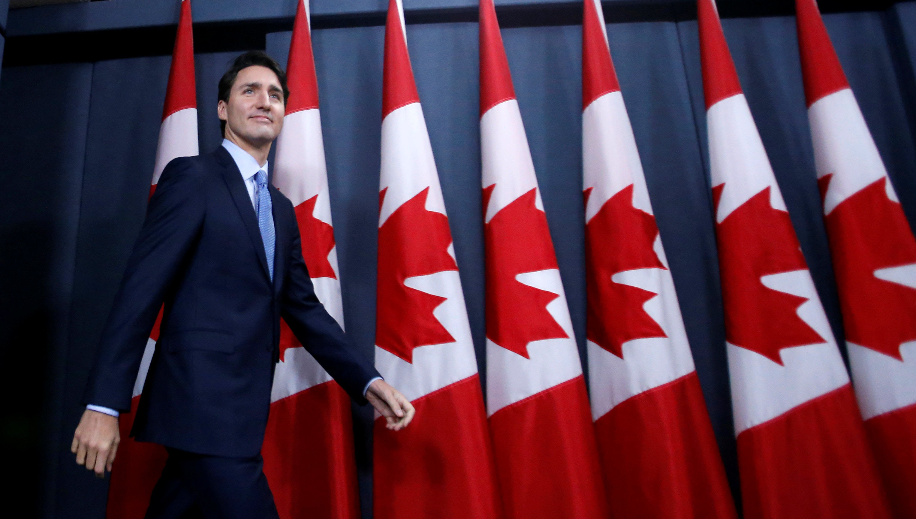 En vez de acudir a Washington para participar en la ceremonia, Trudeau estará en una gira por todo Canadá.