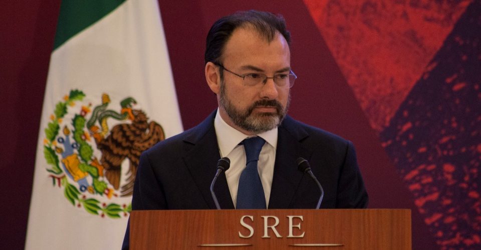 Luis Videgaray, secretario de Relaciones Exteriores de México, afirma que pagar por la construcción del muro fronterizo estaba fuera de discusión en relaciones con EE:UU.