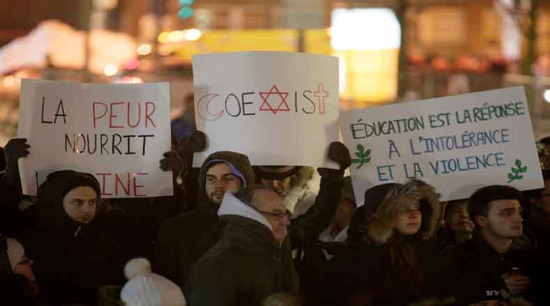 Este lunes en Montreal abogaron por la coexistencia y por la educación, como arma para frenar la intolerancia.