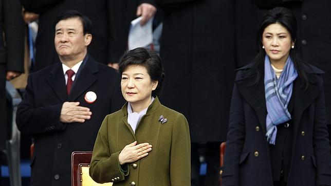 La presidenta de Corea del Sur, Park Geun Hye, actualmente destituida por el Parlamento.