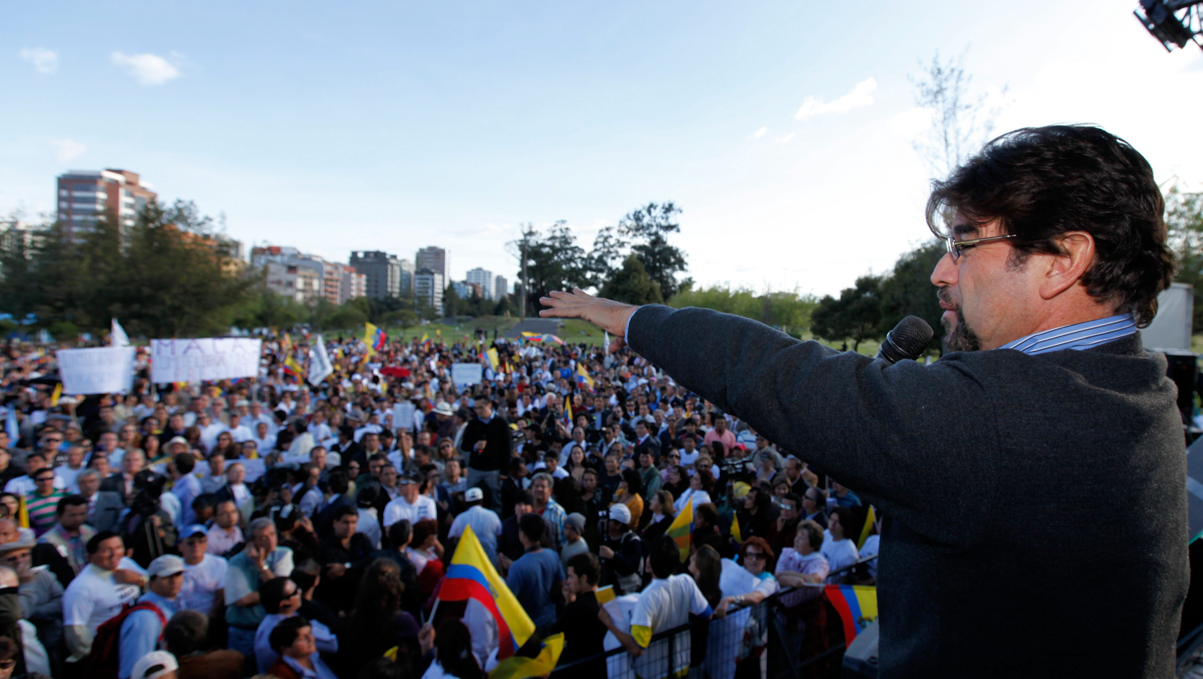Opositores acusan al Gobierno de Ecuador de criminalizar la protesta social, a pesar de que tienen potestad de concentrarse y marchar pacíficamente.