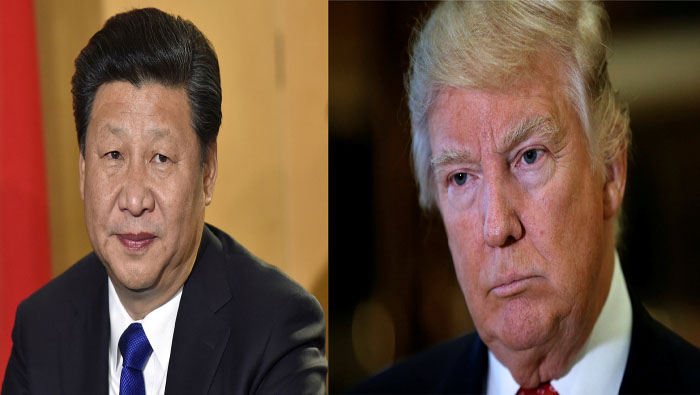 Por primera vez Trump (d) habló con Xi como presidente de EE.UU.