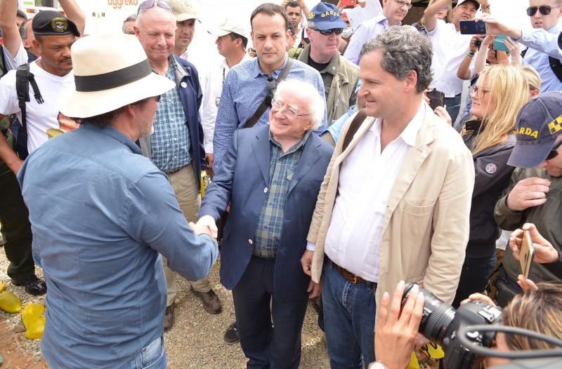 Presidente de Irlanda llegó a Colombia en visita oficial