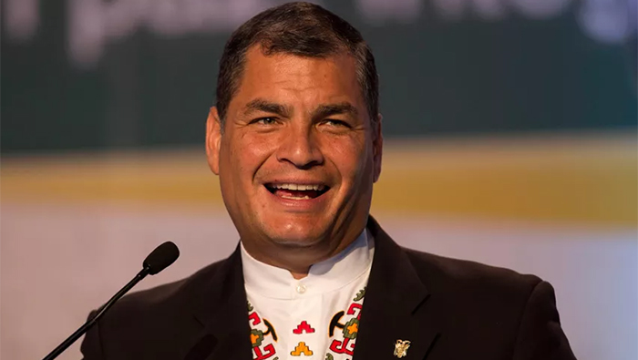 El presidente Rafael Correa es una destacada figura de la izquierda latinoamericana, quien anunció su retiro de la actividad política en 2017.
