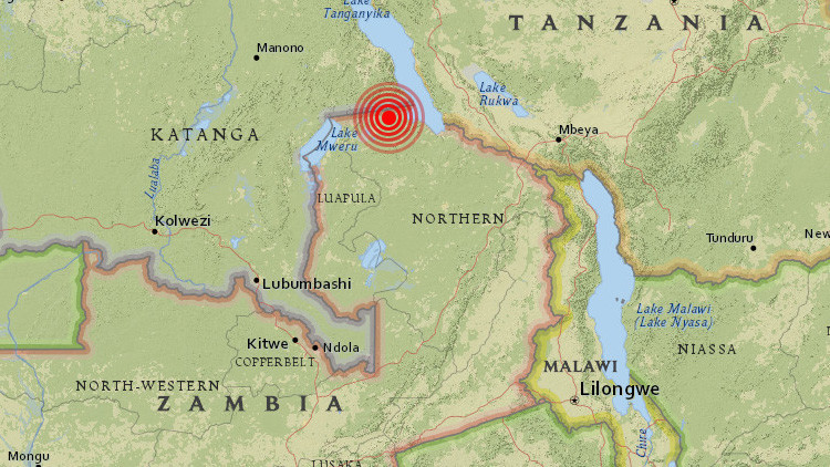 El epicentro del sismo se ubicó a diez kilómetros de profundidad.