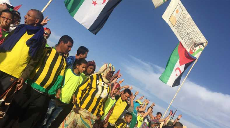 El maratón sirve de altavoz del pueblo saharauis que lleva cerca de 42 años forzado al exilio.