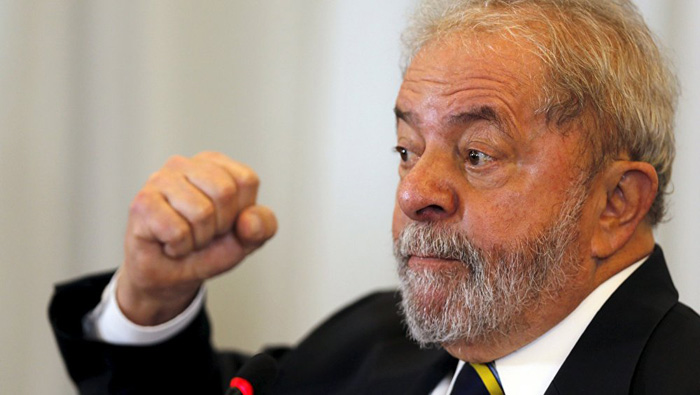 El expresidente brasileño ha denunciado una persecución judicial en su contra para impedir su candidatura presidencial a las elecciones de 2018.