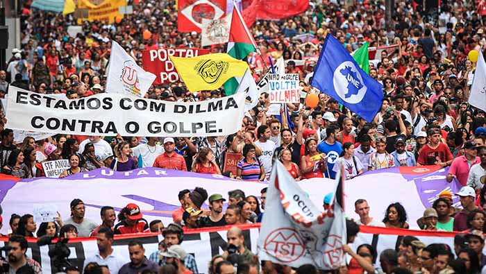 El golpe de Estado contra la presidenta de Brasil es rechazado en América Latina y el mundo.