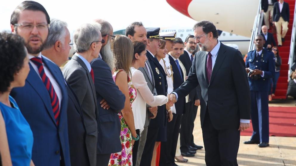 Brasil es el segundo mayor inversor en España de toda América Latina, destacó Mariano Rajoy.