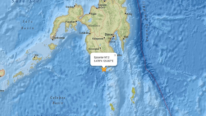El temblor se ubicó a 10 kilómetros de profundidad.