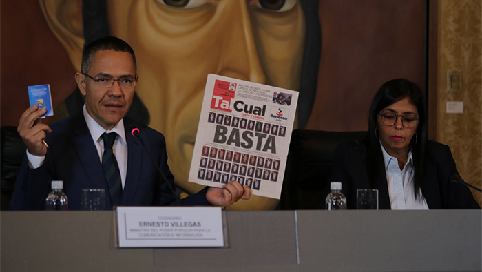 Representantes del Gobierno venezolano ofrecieron un balance de la violencia opositora.