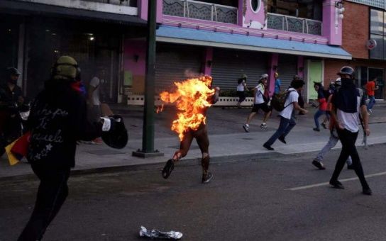 Violence in Venezuela.