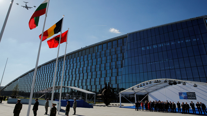 Vista de la pasada Cumbre de la OTAN en Bruselas.