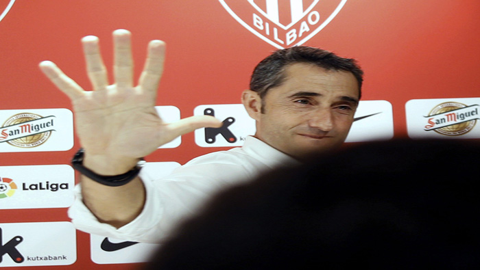 Ernesto Valverde, mayor candidato al cargo, se despidió del Athletic Club el miércoles pasado.