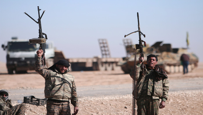 Las Fuerzas Democráticas Sirias están compuestas mayormente por kurdos.