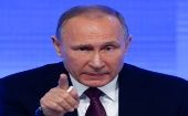 El presidente ruso, Vladimir Putin, ha desmentido en reiteradas ocasiones la intervención rusa en las elecciones estadounidenses.
