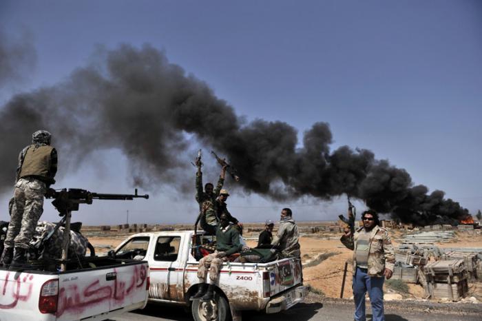 La guerra ha provocado la destrucción en Libia.