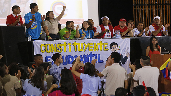 Los estudiantes reconocieron su papel histórico asumiendo la Asamblea Nacional Constituyente como reto para constitucionalizar sus derechos.