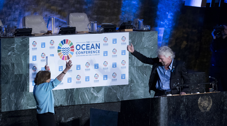 La conferencia organizada por la ONU pretende crear consciencia sobre problemas como la contaminación marina, la acidificación y la pesca ilegal.