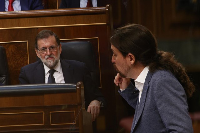 Podemos presenta esta moción de censura contra el presidente del Gobierno, Mariano Rajoy.