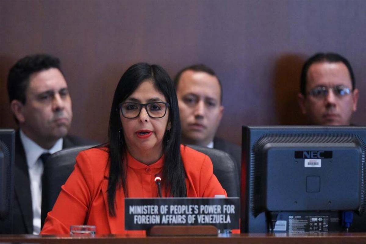 La Canciller de Venezuela Delcy Rodríguez, ha vendido rechazando durante todo este proceso el papel jugado por la OEA.