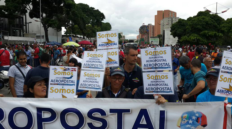 La Gran Marcha Antiimperialisa se realiza en repudio a la reunión que llevará adelante la OEA en México.