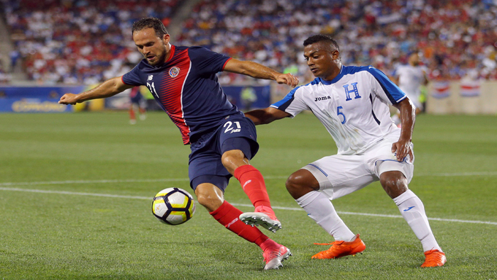 Con un gol de Acuña, la selección de Costa Rica derrotó a Honduras en la jornada inaugural de la Copa Oro.