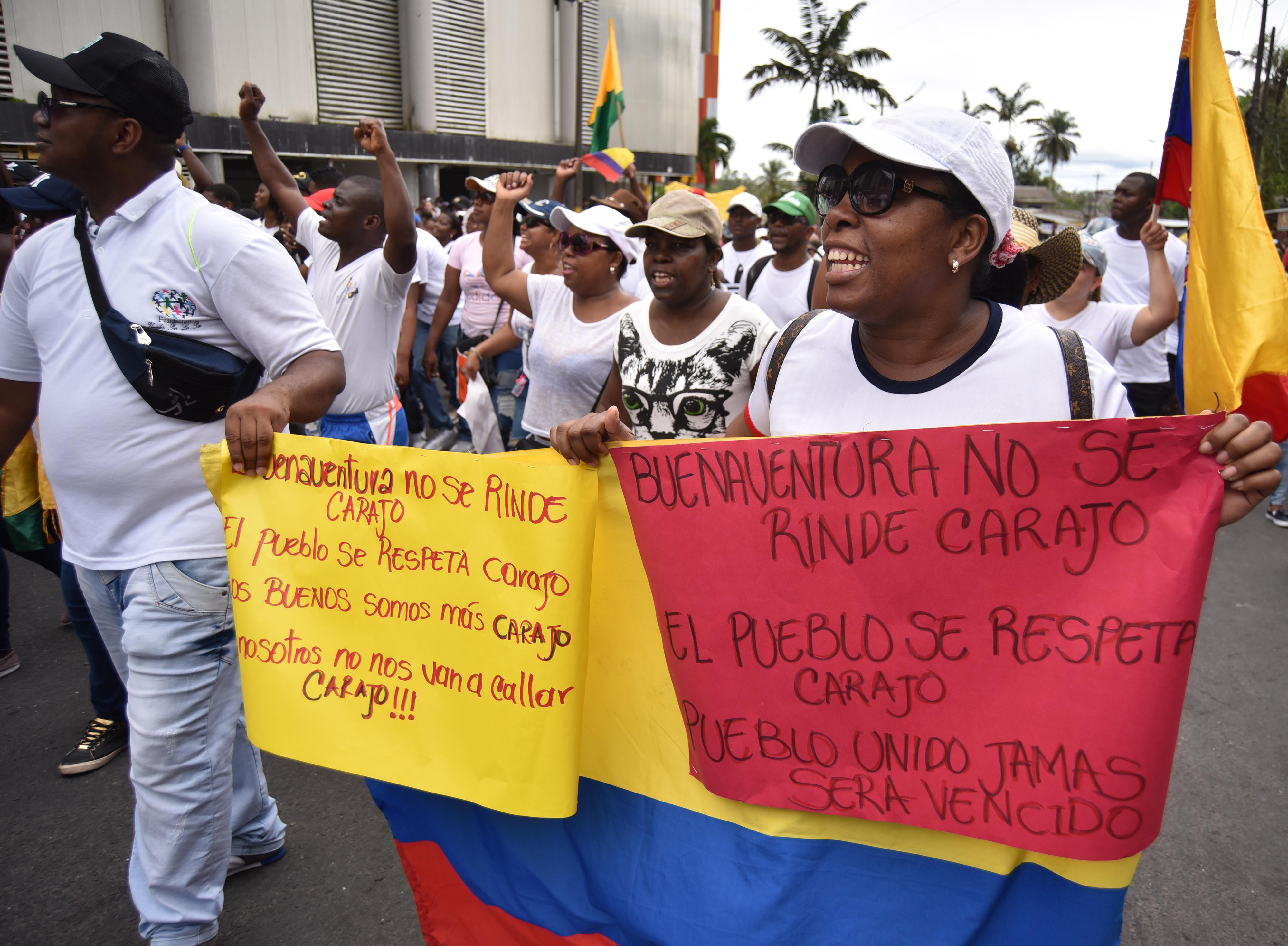 Durante 22 días, los habitantes de Buenaventura protestaron contra el abandono y la desidia gubernamental.