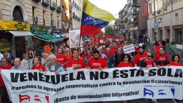 El pueblo venezolano rechaza agresiones de EE.UU. 