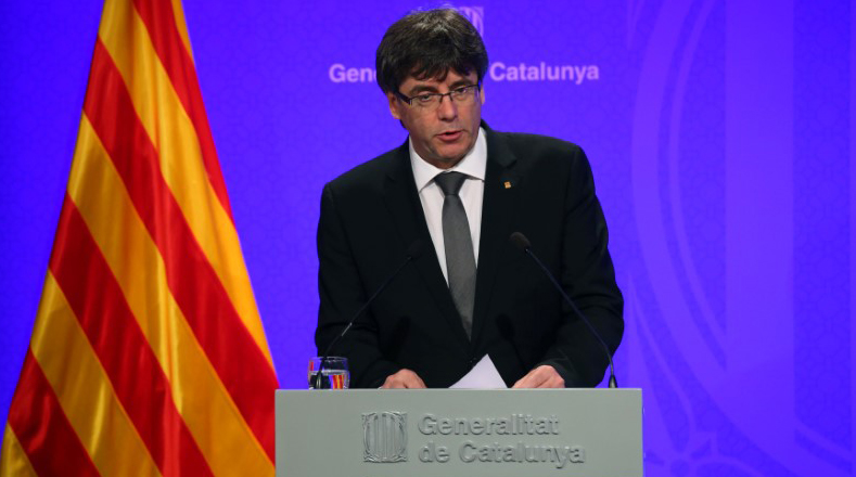 El presidente Catalán tildó de miserables los atentados terroristas en Barcelona y Tarragona