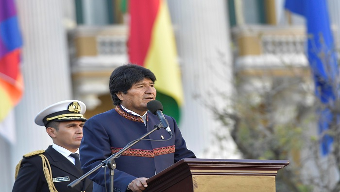 Morales expresó su apoyo a su homólogo venezolano.